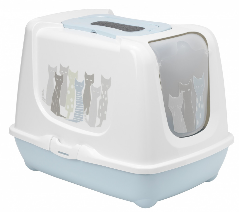 Moderna Закрытый туалет Trendy Cat Maasai 50х39,5х37,5см (светло-серый)