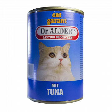 Кэт Гарант ж/б Сочные кусочки с Тунцом для кошек 415г