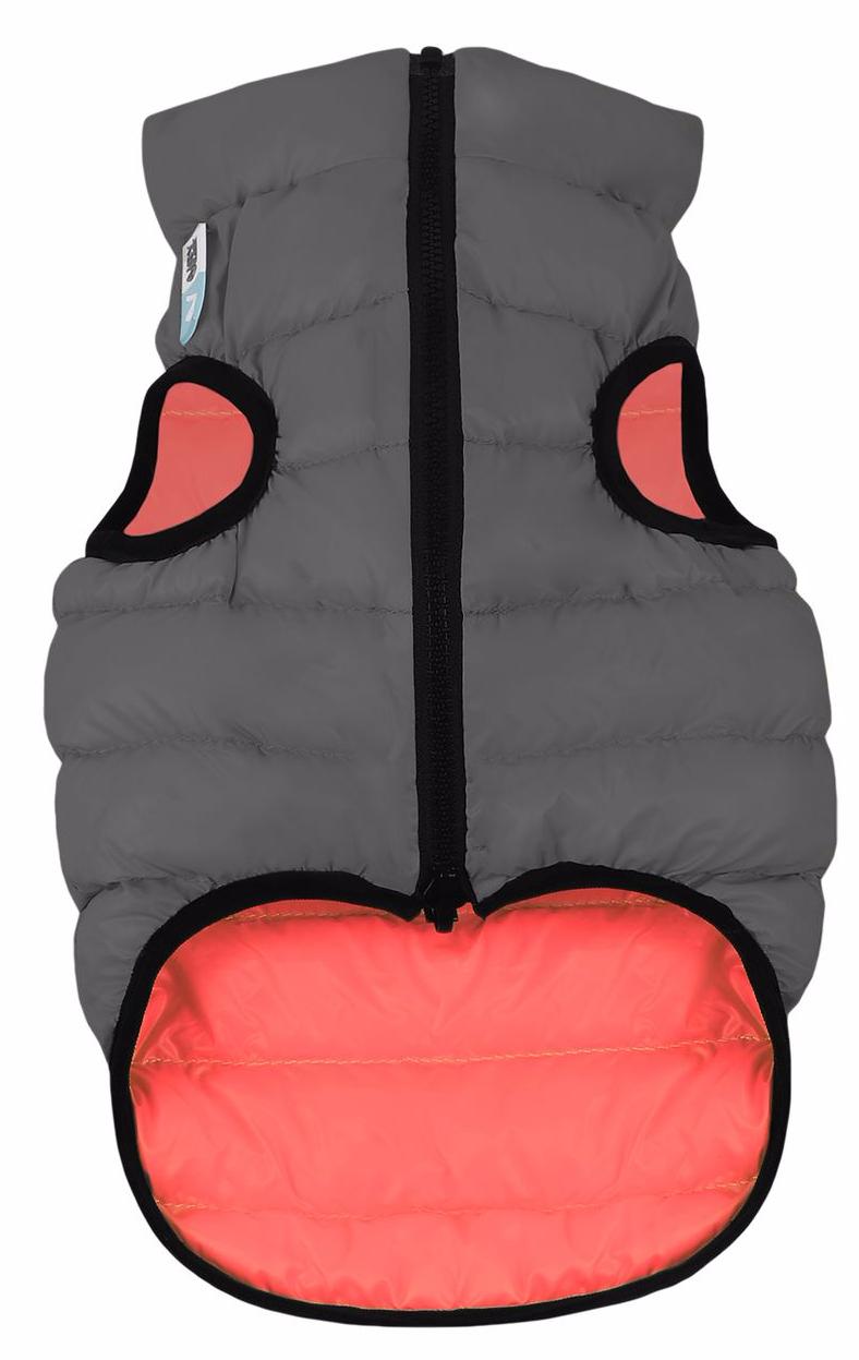AiryVest Курточка двухсторонняя,L 65,кораллово-серая