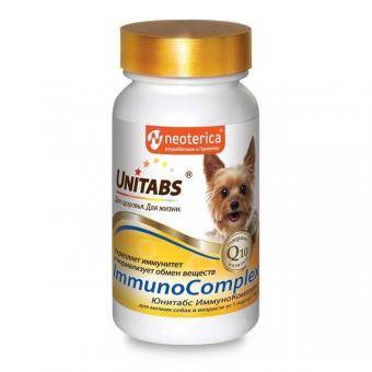 Юнитабс ImmunoComplex Иммуно комплекс для мелких пород с Q10 100таб.