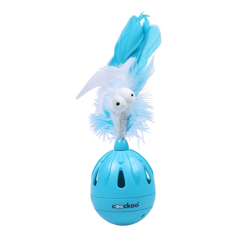 EBI Coockoo Игрушка интерактивная Tumbler 19,5х7см (голубая)