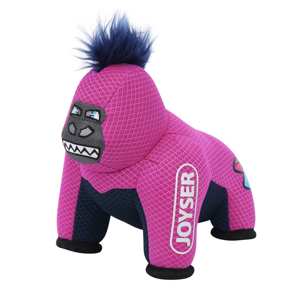 Joyser Mightus Dog Игрушка "Горилла M/L" с пищалкой 27см (розовая)