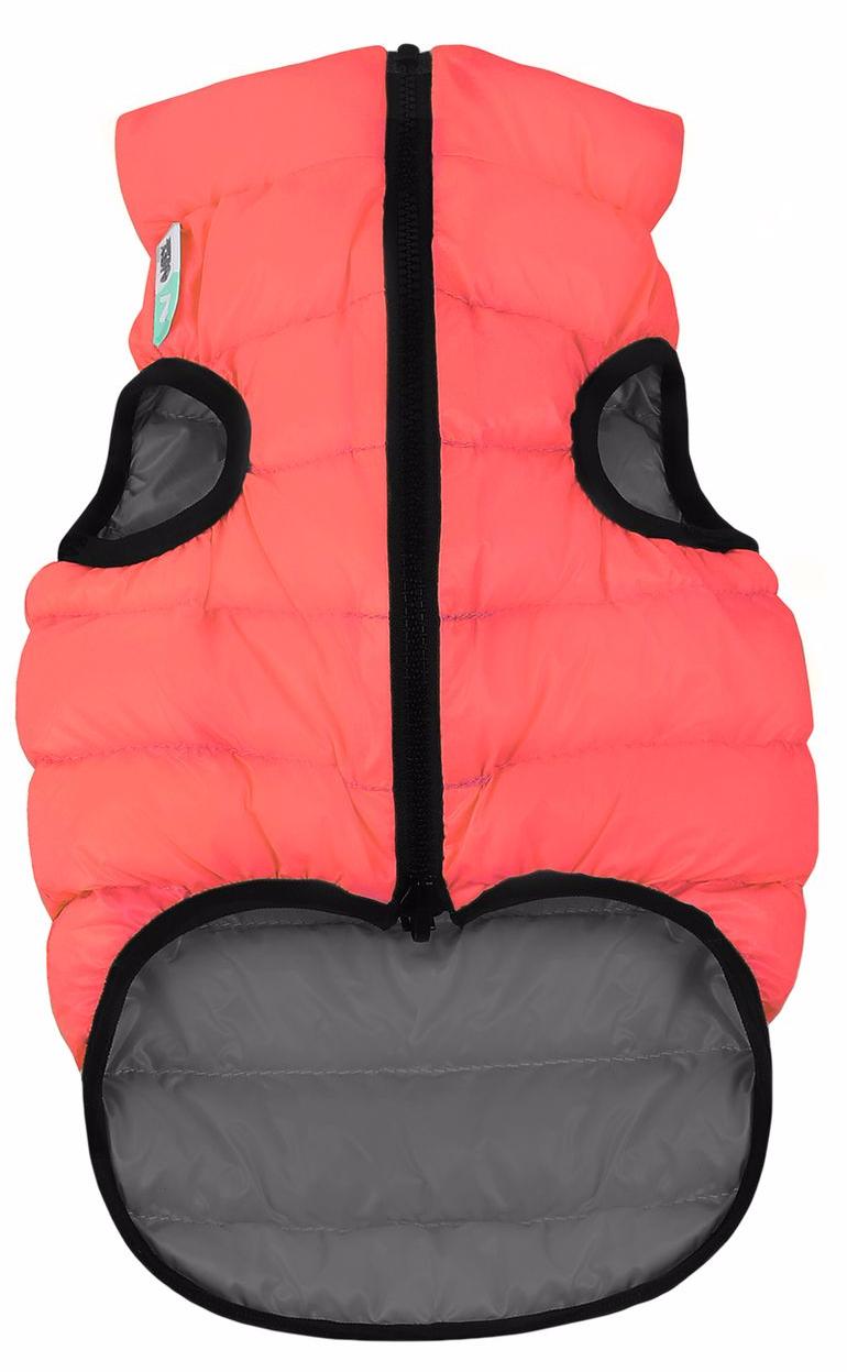 AiryVest Курточка двухсторонняя,L 55,кораллово-серая