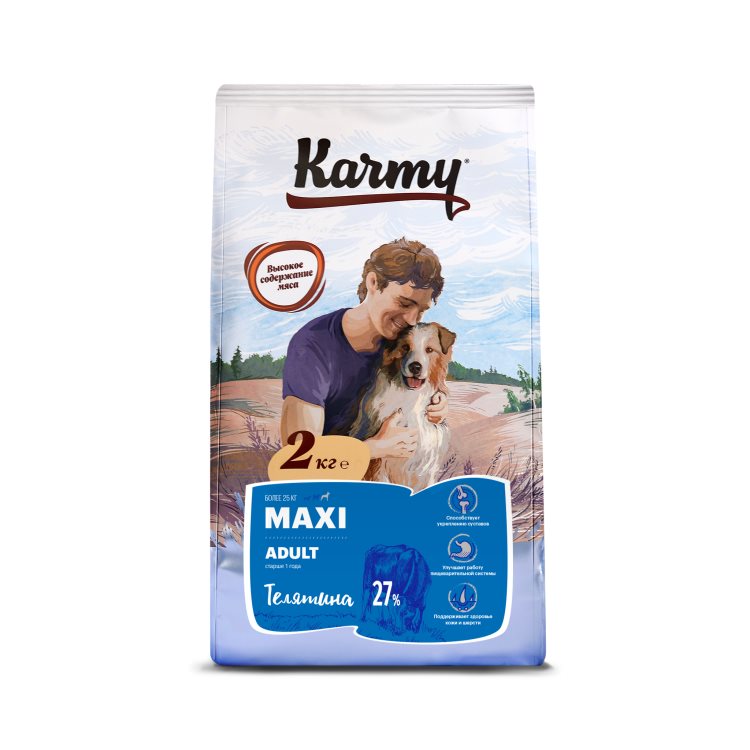 Karmy Dog Maxi Корм для собак крупных пород Телятина