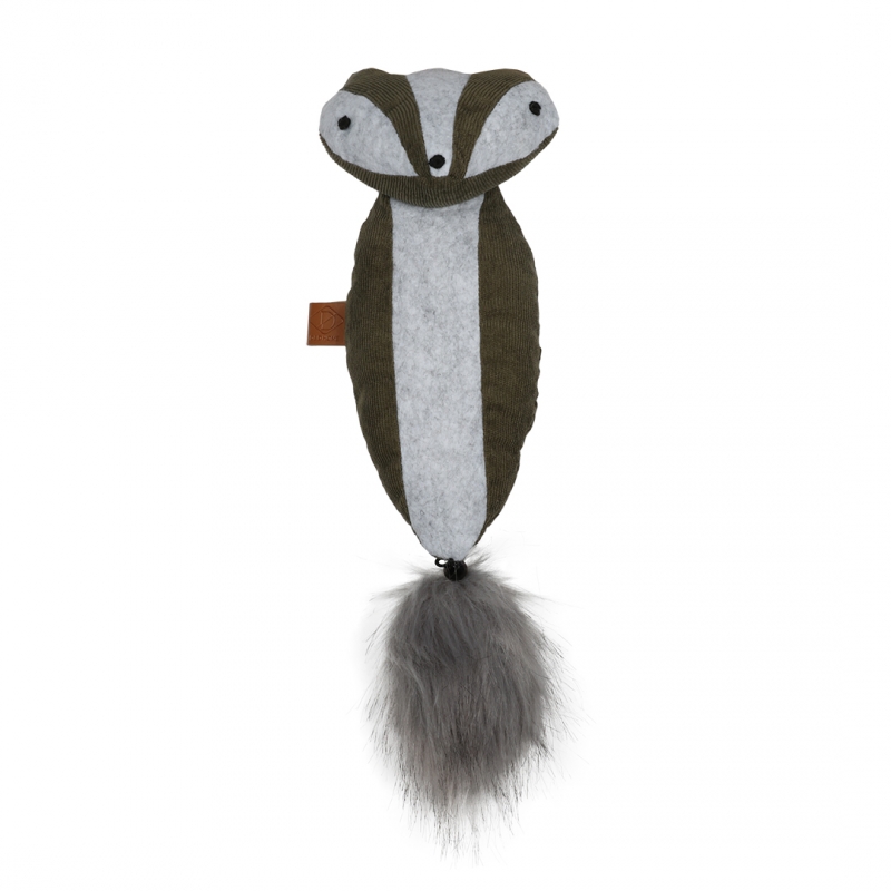 EBI Игрушка с кошачьей мятой Rocco мягкая 40х11см (коричневая)