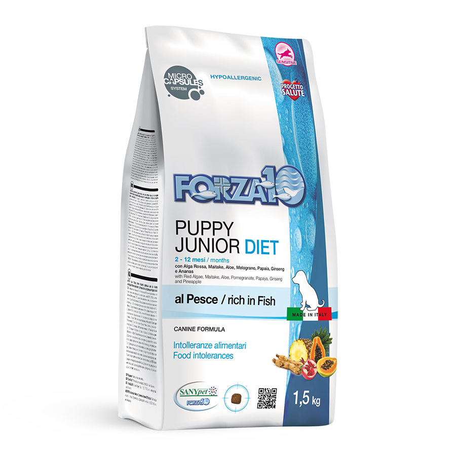 Форза 10 Puppy Junior Diet Диетический корм для Щенков всех пород рыба 1,5кг