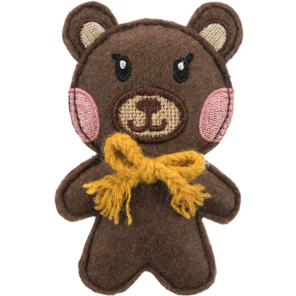 TRIXIE Игрушка Медведь с кошачьей мятой 10см