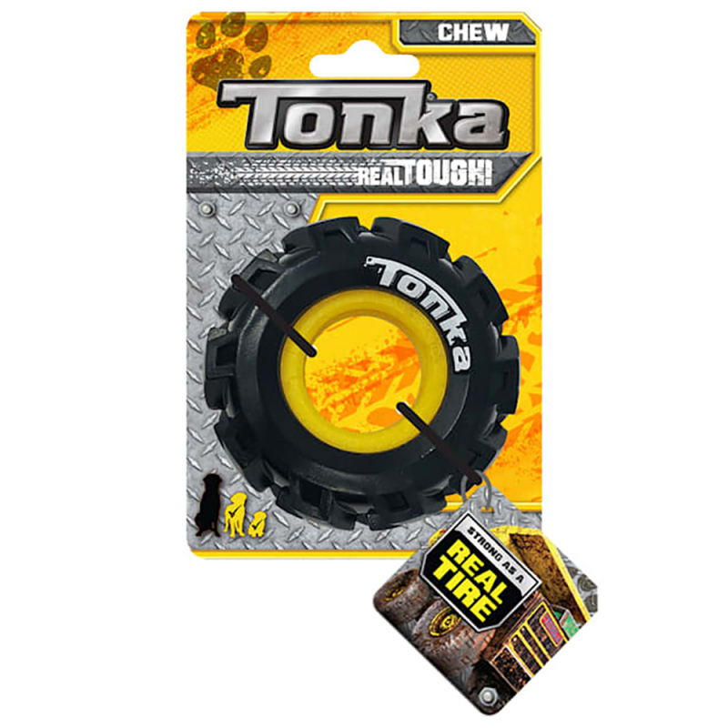 TONKA Игрушка Шина 8,9см (жёлтый/чёрный)