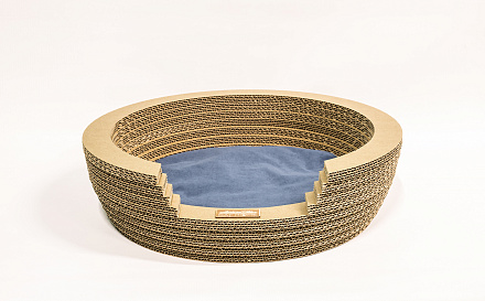 Cat Home Лежанка "Hive " 46х46х11см (гофрокартон)