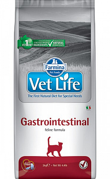 Vet Life Cat Gastro-Intestinal Корм для кошек заболевания ЖКТ