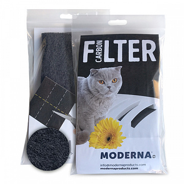 Moderna Универсальный фильтр "Filter Carbon" для всех закрытых туалетов 16х16см