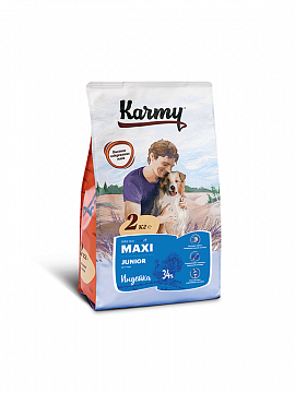 Karmy Junior Maxi Корм для Щенков крупных пород Индейка 2кг