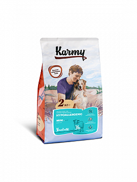 Karmy Dog MINI Hypoallergenic Корм для собак мелких пород Ягнёнок 2кг
