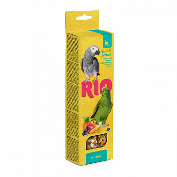 RIO Sticks палочки для попугаев с фруктами и ягодами 180г