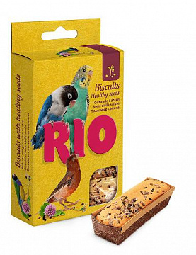 RIO Бисквиты для птиц с полезными семенами 35г